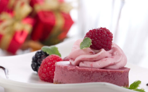 tarte rafraîchissante aux fruits rouges