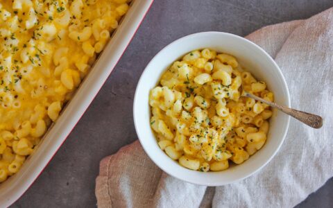 Macaroni au fromage et à la courge musquée