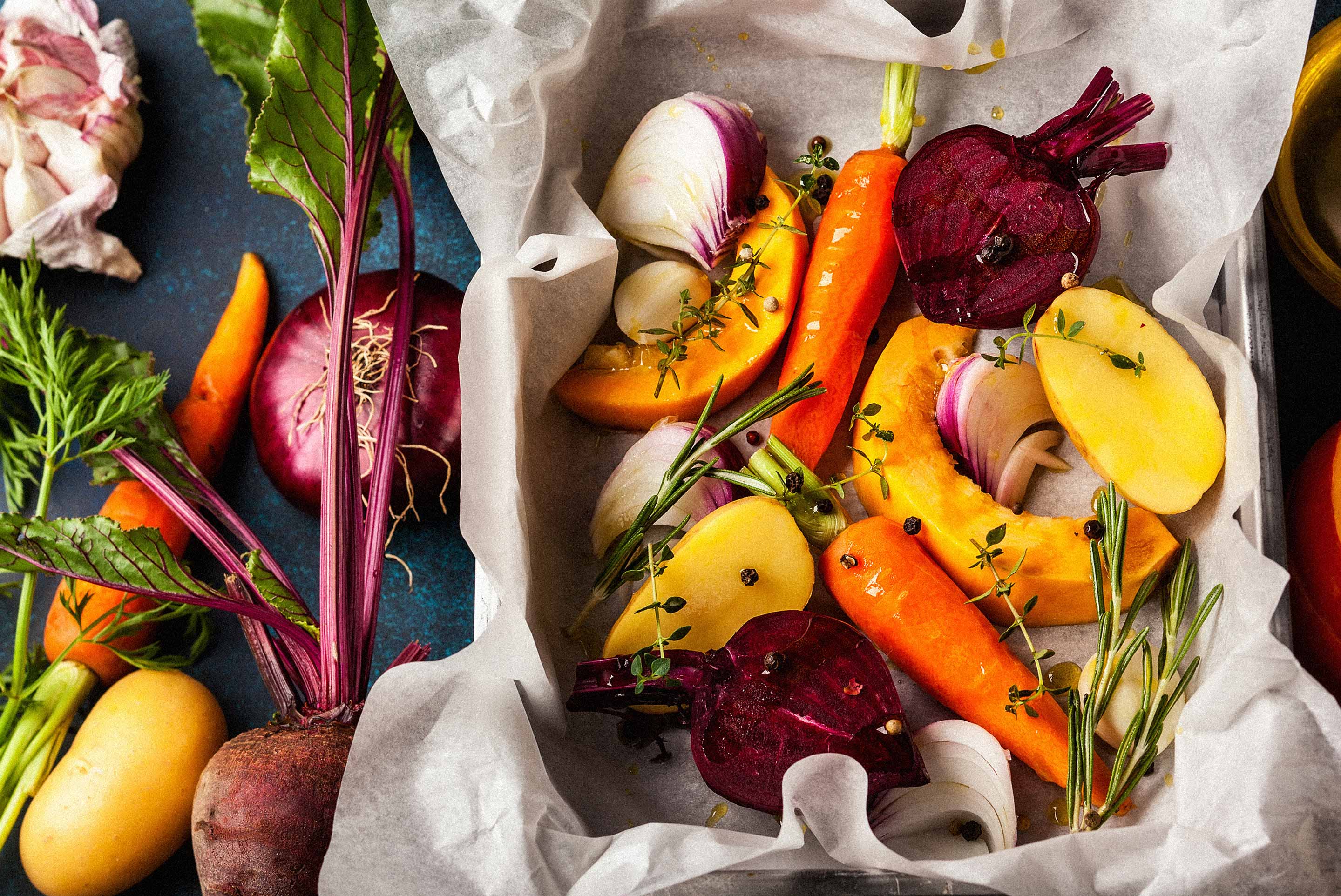 légumes variés