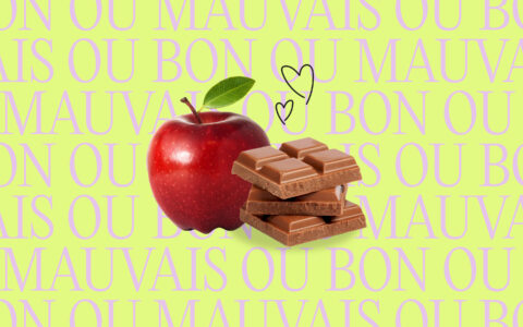 pomme et chocolat