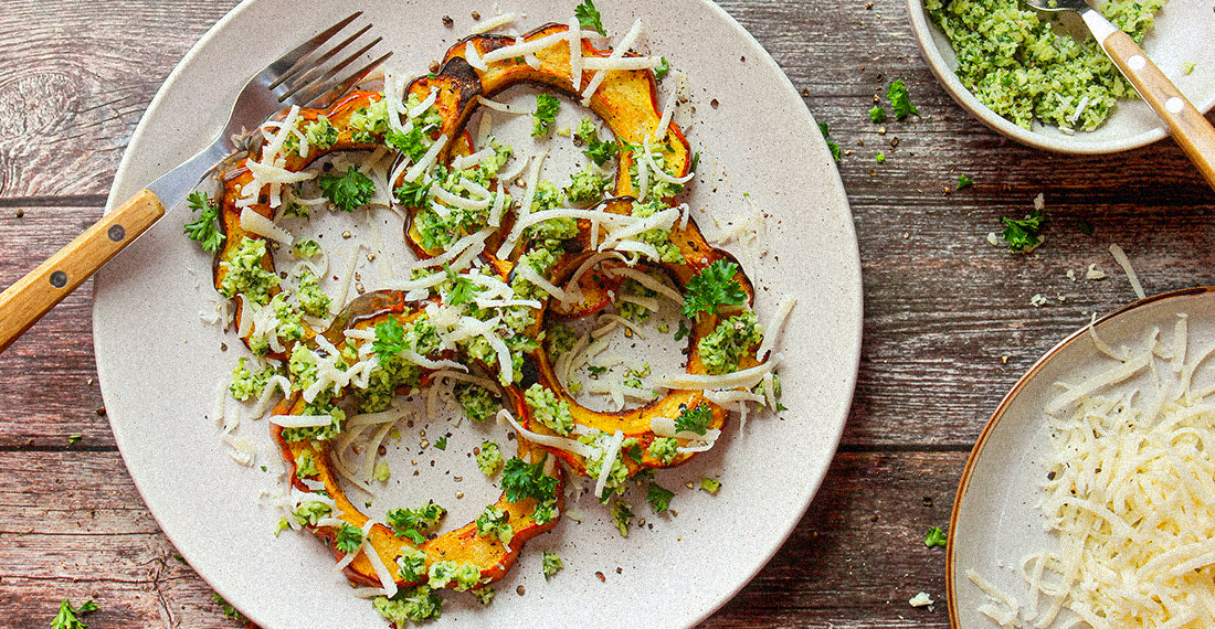 tranches de courge 