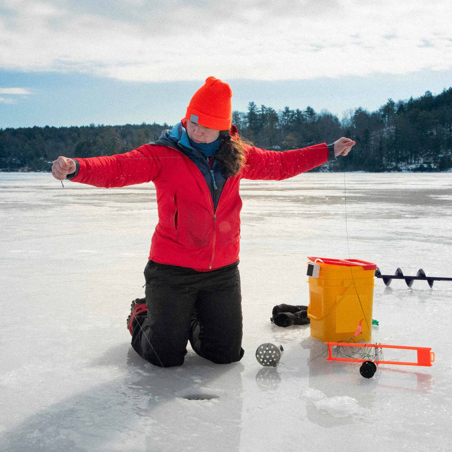 pêche sur la glace