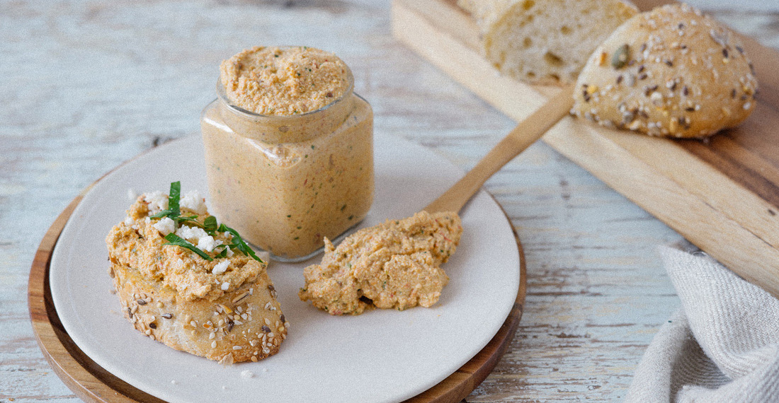 pot de tartinade au tofu