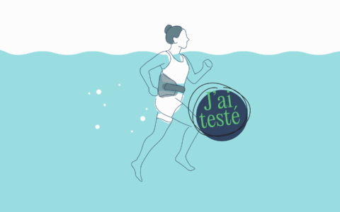 illustration aquajogging