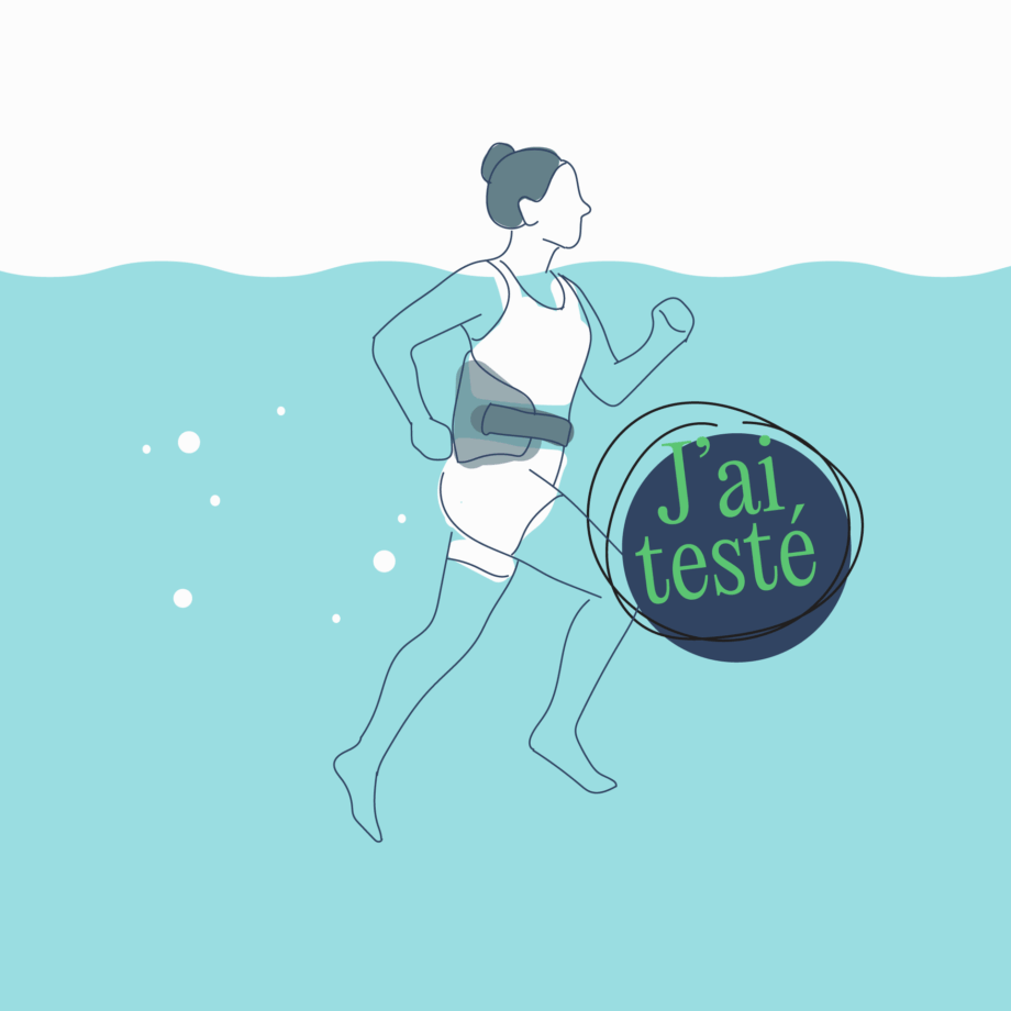 illustration aquajogging