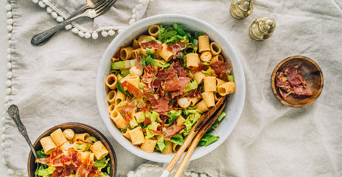 bol de salade de pâtes