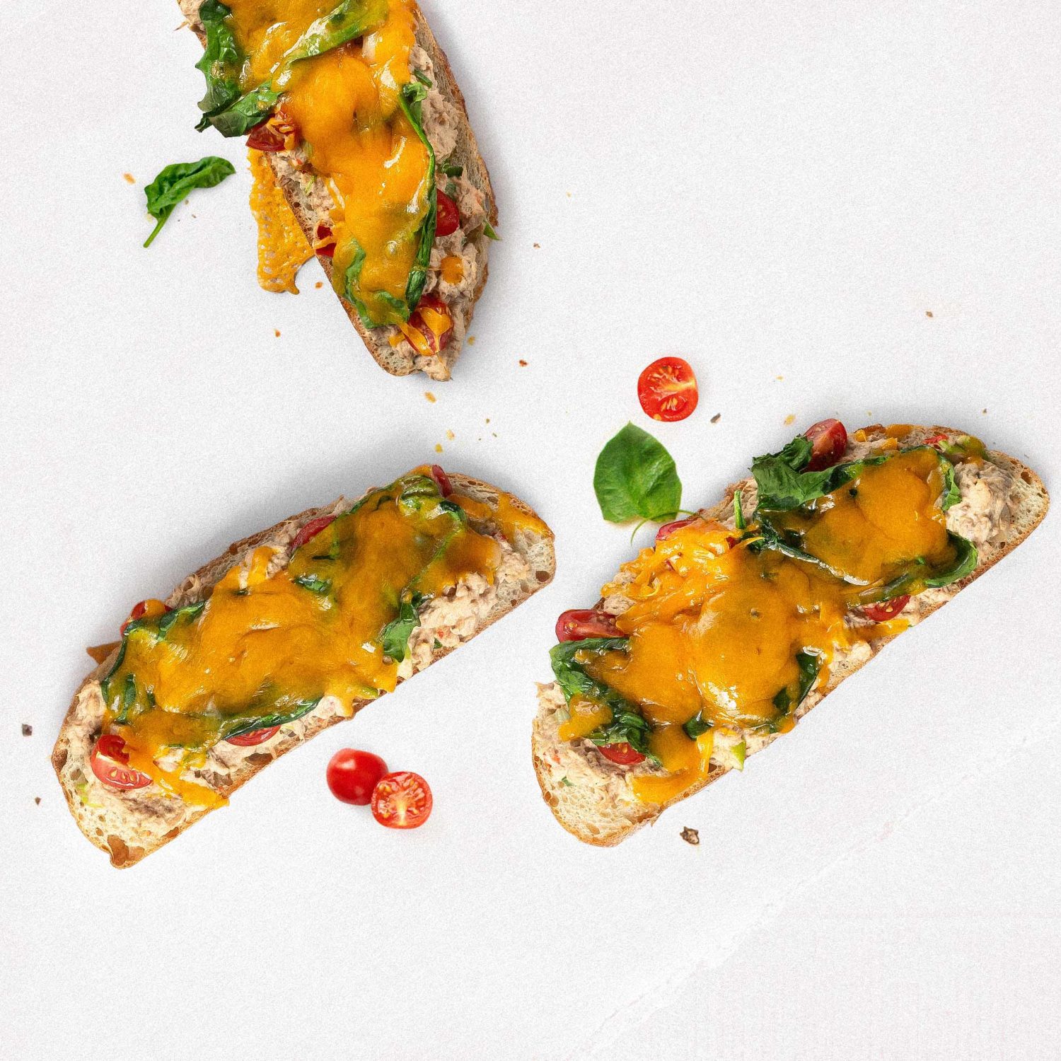 tartines de thon gratinées