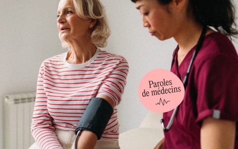 médecin prenant la pression d'une personne